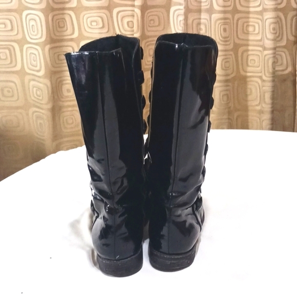 Jimmy Choo Patent Leather Boots - Picture 5 of 16